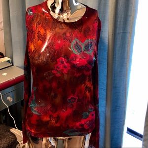 KENZO JUNGLE Floral long sleeves Top